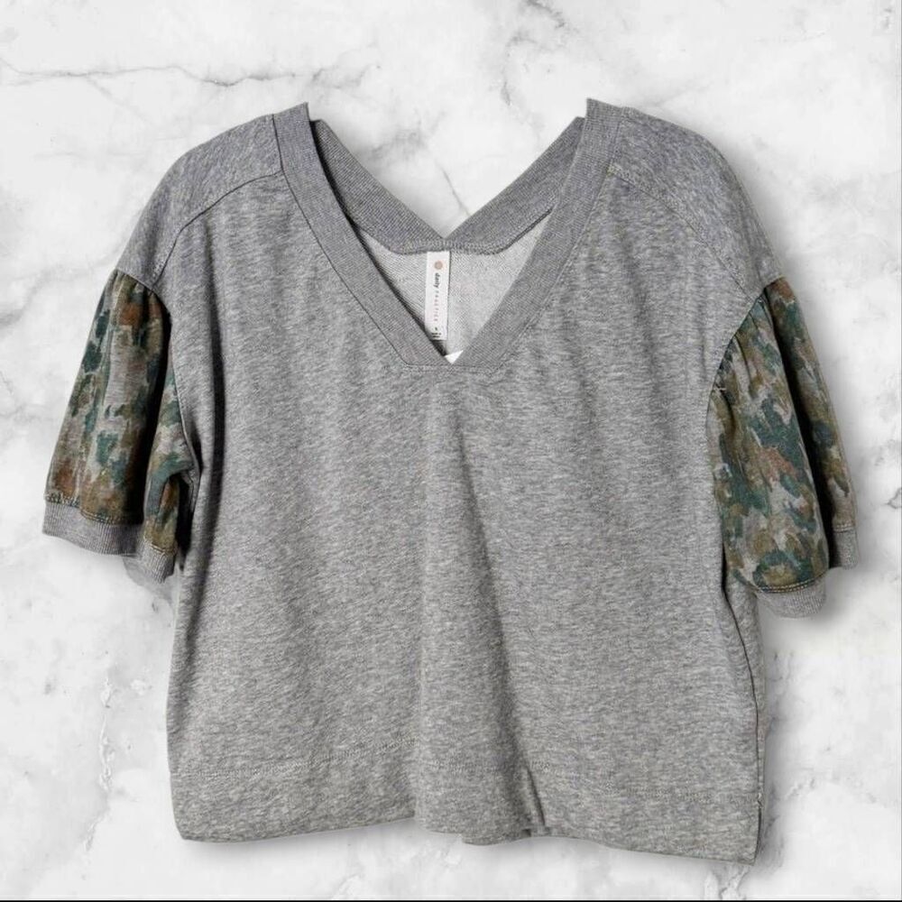 Daily Practice Anthropologie XS Puff Sleeve Shirt